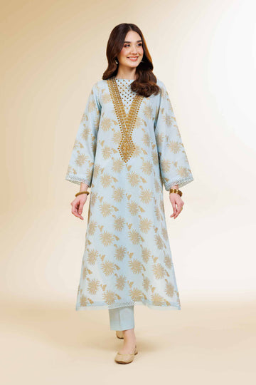 Nishat Linen 2 Piece - Jacquard Embroidered Suit - 42501295 Online Shopping